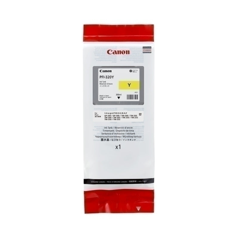Canon PFI320 Yellow Ink Cartridge