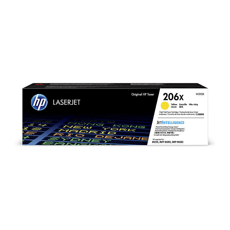 HP #206X Yellow Toner Cartridge W2112X