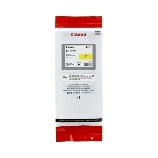 Canon PFI320 Yellow Ink Cartridge