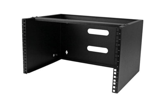 StarTech.com 6U Wall Mount Rack, 14in Deep, 19 inch Wall Mount Network Rack, Wall Mounting Patch Panel