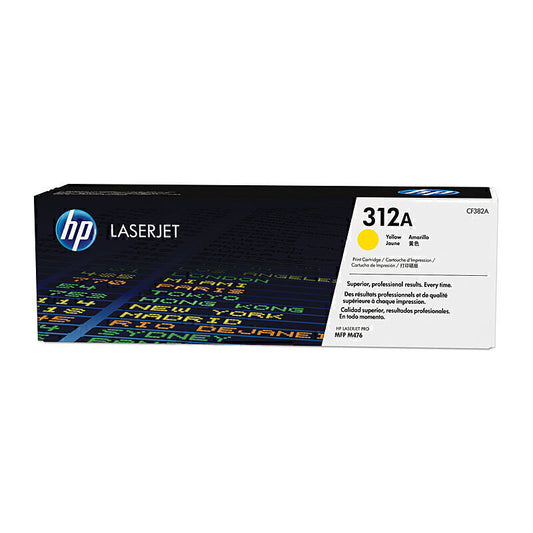 HP #312A Yellow Toner Cartridge CF382A