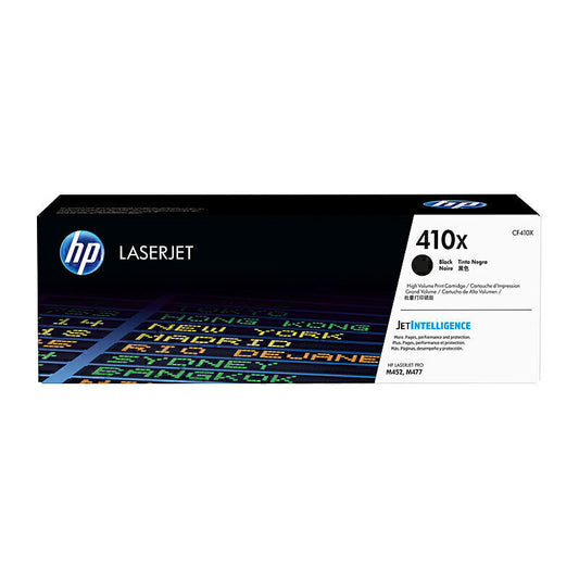 HP #410X Black Toner Cartridge CF410X